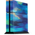 Ocean Blue Brush Stroke by Etta Vee PlayStation PS4 Skins